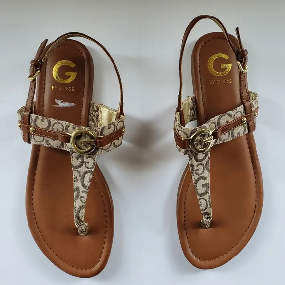 G by guess flat sandals on sale